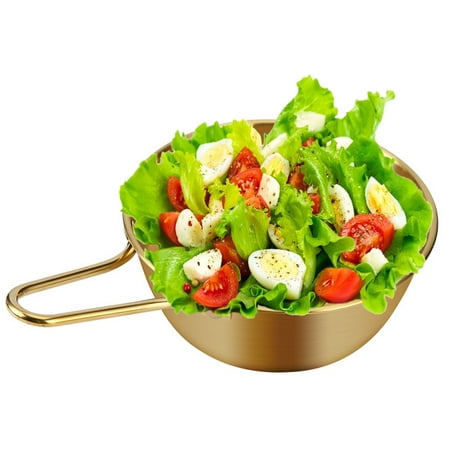 Metal Salad Bowls With Handles 304 Stainless Steel Serving Bowl For Dessert Snack Dressing Cold Dish Cake-17*4cm-gold
Metal Salad Bowls With Handles 304 Stainless Steel Serving Bowl For Dessert Snack Dressing Cold Dish Cake-17*4cm-gold