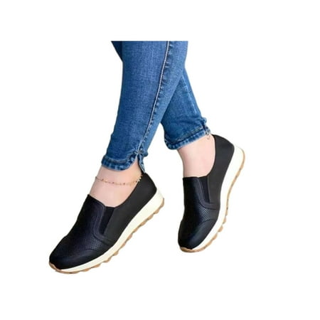Ritualay Women Sneakers Slip On Walking Shoe Comfort Flats Lightweight Fashion Casual Shoes Womens Non-Slip Black 8.5
Ritualay Women Sneakers Slip On Walking Shoe Comfort Flats Lightweight Fashion Casual Shoes Womens Non-Slip Black 8.5