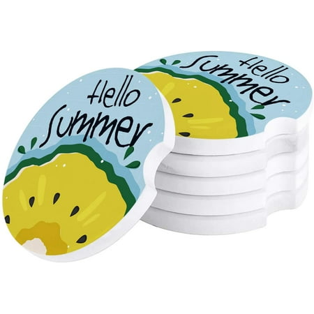ZHANZZK Summer Pineapple Fresh Fruits Set of 2 Car Coaster for Drinks Absorbent Ceramic Stone Coasters Cup Mat with Cork Base for Home Kitchen Room Coffee Table Bar Decor
ZHANZZK Summer Pineapple Fresh Fruits Set of 2 Car Coaster for Drinks Absorbent Ceramic Stone Coasters Cup Mat with Cork Base for Home Kitchen Room Coffee Table Bar Decor