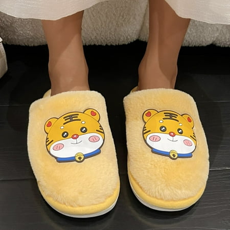 Womens Slippers Indoor Home Cute Cartoon Animal Lightweight Winter Warm Cotton Slippers Yellow 6
Womens Slippers Indoor Home Cute Cartoon Animal Lightweight Winter Warm Cotton Slippers Yellow 6
