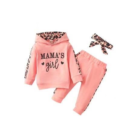 Ma&Baby Newborn Baby Girls Clothes Set Long Sleeve Hooded Sweatshirt Pullover + Trousers + Bow Headband
Ma&Baby Newborn Baby Girls Clothes Set Long Sleeve Hooded Sweatshirt Pullover + Trousers + Bow Headband