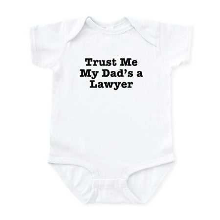 CafePress - Trust Me My Dad s A Lawyer Infant Bodysuit - Baby Light Bodysuit Size Newborn - 24 Months
CafePress - Trust Me My Dad s A Lawyer Infant Bodysuit - Baby Light Bodysuit Size Newborn - 24 Months