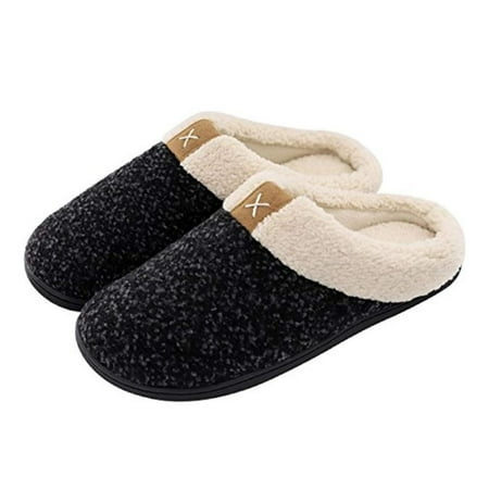 Women’s Cute Comfy Fuzzy Memory Foam Faux Fur Lined Closed Toe Slides Slip On House Slippers Indoor For Men
Women’s Cute Comfy Fuzzy Memory Foam Faux Fur Lined Closed Toe Slides Slip On House Slippers Indoor For Men