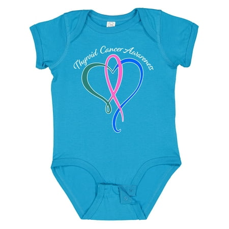 Inktastic Thyroid Cancer Awareness with Pink Teal and Blue Ribbon Gift Baby Boy or Baby Girl Bodysuit
Inktastic Thyroid Cancer Awareness with Pink Teal and Blue Ribbon Gift Baby Boy or Baby Girl Bodysuit