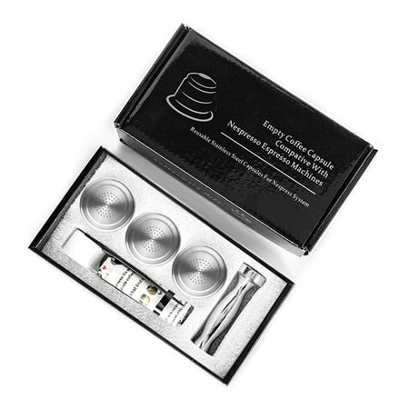 Lierteer Refillable Capsule Reusable Coffee Filter Dripper Stainless Steel Capsule Set C
Lierteer Refillable Capsule Reusable Coffee Filter Dripper Stainless Steel Capsule Set C
