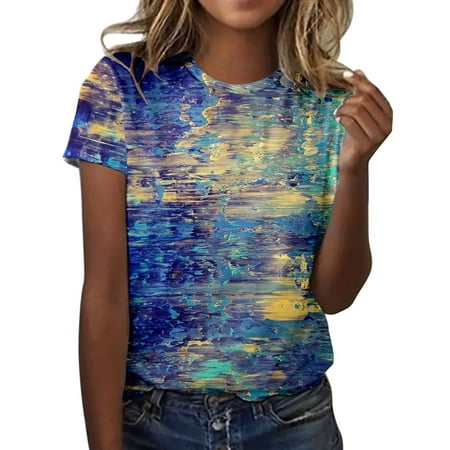 KI-8jcuD Women S Layering Tees Womens Spring Summer Flower Printed Short Sleeve O Neck T Shirt Top Short Sleeve Scrub Jackets Womens V Neck Casual V Neck Women Womens Loose Fit Running Tops Summer S
KI-8jcuD Women S Layering Tees Womens Spring Summer Flower Printed Short Sleeve O Neck T Shirt Top Short Sleeve Scrub Jackets Womens V Neck Casual V Neck Women Womens Loose Fit Running Tops Summer S