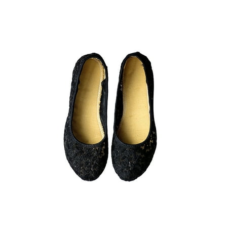 Gomelly Women Work Nonslip Slip On Boat Shoes Nurse Breathable Casual Round Toe Flats
