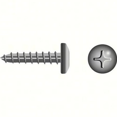 SeaChoice 00897; #12X3/4 Phillips Head Pan Sheet Metal Screw Stainless Steel 100/ Bag
SeaChoice 00897; #12X3/4 Phillips Head Pan Sheet Metal Screw Stainless Steel 100/ Bag