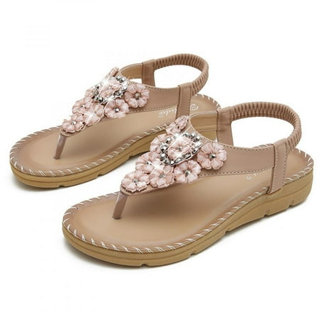 Homedles Sandals for Women- Summer Gift for Women Open toe Flat Boho Casual Platform Sandals Pink 39
Homedles Sandals for Women- Summer Gift for Women Open toe Flat Boho Casual Platform Sandals Pink 39