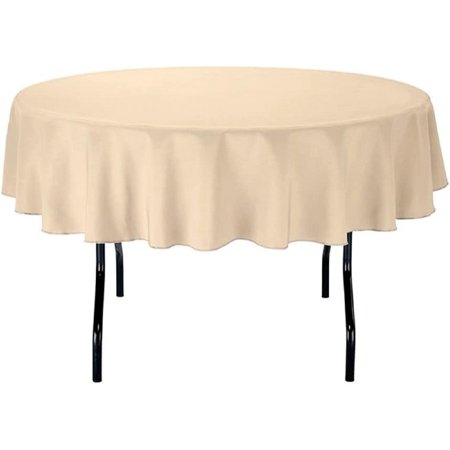 Tablecloth - 70 Inch Round Tablecloths for Circular Table Cover in Beige Washable Polyester - Great for Buffet Table Parties Holiday nner & More
Tablecloth - 70 Inch Round Tablecloths for Circular Table Cover in Beige Washable Polyester - Great for Buffet Table Parties Holiday nner & More