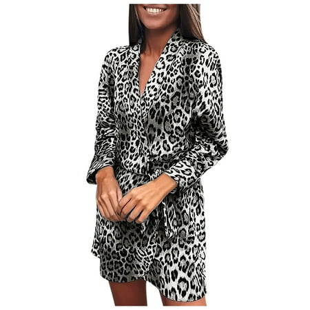 Floleo Women s Dress Clearance Fall Summer Winter Fashion Leopard Print Long Sleeve V-Neck
Floleo Women s Dress Clearance Fall Summer Winter Fashion Leopard Print Long Sleeve V-Neck