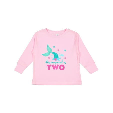 Inktastic Mermaid Tail 2nd Birthday Gift Toddler Toddler Girl Long Sleeve T-Shirt
Inktastic Mermaid Tail 2nd Birthday Gift Toddler Toddler Girl Long Sleeve T-Shirt