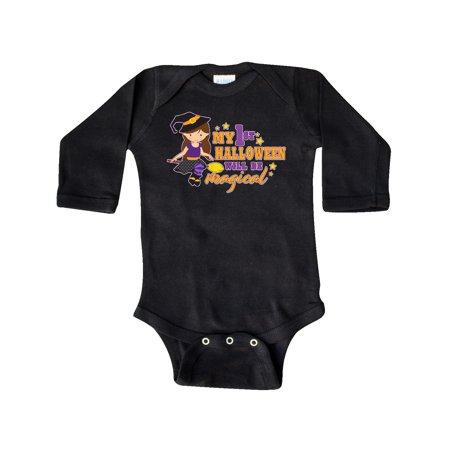 Inktastic My 1st Halloween will be Magical with Brown Haired Witch Gift Baby Girl Long Sleeve Bodysuit
Inktastic My 1st Halloween will be Magical with Brown Haired Witch Gift Baby Girl Long Sleeve Bodysuit