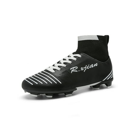 Welliumy Women Men Boots Lace Up Soccer Cleats Training Football Shoes Sports Athletic Shoe Outdoor Non Slip Firm Ground Black 8
Welliumy Women Men Boots Lace Up Soccer Cleats Training Football Shoes Sports Athletic Shoe Outdoor Non Slip Firm Ground Black 8