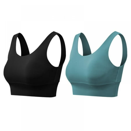 Sports Bras for Women High Support Large Bust Plus Size - Wirefree Bra for Everyday Comfort Activewear Tops for Yoga Running Fitness Bra(2-Packs)
Sports Bras for Women High Support Large Bust Plus Size - Wirefree Bra for Everyday Comfort Activewear Tops for Yoga Running Fitness Bra(2-Packs)