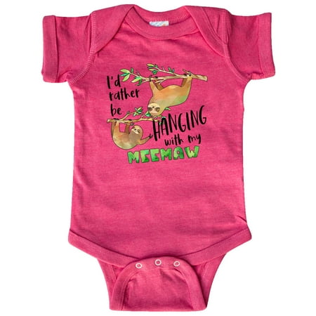 Inktastic Id Rather Be Hanging with My Meemaw- Cute Sloths Gift Baby Boy or Baby Girl Bodysuit
Inktastic Id Rather Be Hanging with My Meemaw- Cute Sloths Gift Baby Boy or Baby Girl Bodysuit