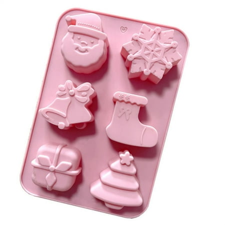 Christmas Series Silicone Molds with 6 Hole Snowman Socks Snowflake Santa Claus DIY Cake Baking Decoration Tool
Christmas Series Silicone Molds with 6 Hole Snowman Socks Snowflake Santa Claus DIY Cake Baking Decoration Tool