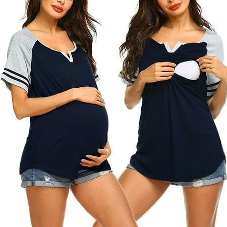 Simplmasygenix Womens Maternity Clearance Short Sleeve Summer Tops Pregnant Women Clothes Printed Sexy Sling Press Frill Maternity Sling T-shirt
Simplmasygenix Womens Maternity Clearance Short Sleeve Summer Tops Pregnant Women Clothes Printed Sexy Sling Press Frill Maternity Sling T-shirt