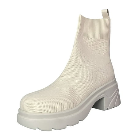 ZIZOCWA Womens Pumps Shoes Womens Boots Casual Ladies British Style Solid Color Breathable Knitting Round Head Thick Heel Fashion Short Boots Short Boots Socks For Women
ZIZOCWA Womens Pumps Shoes Womens Boots Casual Ladies British Style Solid Color Breathable Knitting Round Head Thick Heel Fashion Short Boots Short Boots Socks For Women