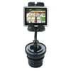 Unique Auto Cupholder and Suction Windshield Dual Purpose Mounting System for Garmin Nuvi 1245 City Chic - Flexible Holder System Includes Two Mount Options
