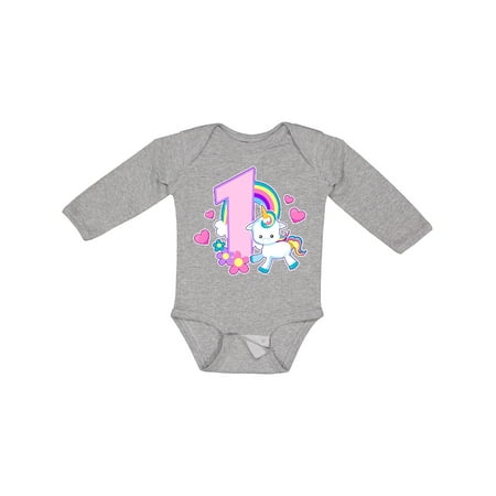 Inktastic I Am 1 Year Old with Unicorn and Hearts Gift Baby Girl Long Sleeve Bodysuit
Inktastic I Am 1 Year Old with Unicorn and Hearts Gift Baby Girl Long Sleeve Bodysuit