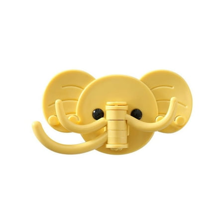 Elephant Hanging Key Jewelry Hook Creative Strong Bearing Utility Hook for Fruit Peeler Tongs Set Toothbrush Yellow
Elephant Hanging Key Jewelry Hook Creative Strong Bearing Utility Hook for Fruit Peeler Tongs Set Toothbrush Yellow