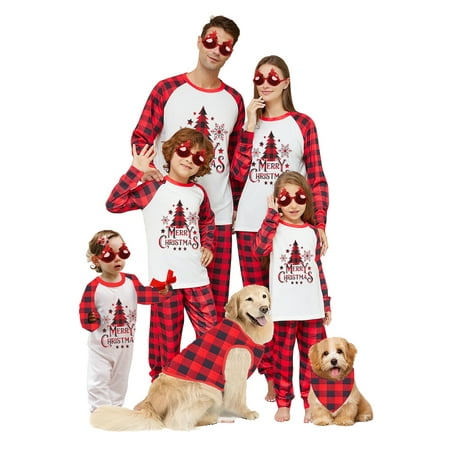 Christmas Family Matching Pajamas Sets Long Sleeve Plaid Tree Print Tops Pants Set Sleepwear Homewear
Christmas Family Matching Pajamas Sets Long Sleeve Plaid Tree Print Tops Pants Set Sleepwear Homewear
