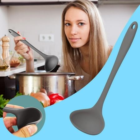Fjofpr Clearance Silicone Soup Spoon Long Handle Scald Proof Cooking Soup Spoon Tableware High Temperature Resistant Kitchen Supplies for Kitchen Accessories
Fjofpr Clearance Silicone Soup Spoon Long Handle Scald Proof Cooking Soup Spoon Tableware High Temperature Resistant Kitchen Supplies for Kitchen Accessories