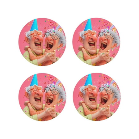 Leather Coasters Set of 4 - Happy Birthday No.101 Lightweight Non-Slip Drink Coasters for Desk Anti-Scalding Desk Cup Coasters for Office Table Decor Round Shape
Leather Coasters Set of 4 - Happy Birthday No.101 Lightweight Non-Slip Drink Coasters for Desk Anti-Scalding Desk Cup Coasters for Office Table Decor Round Shape