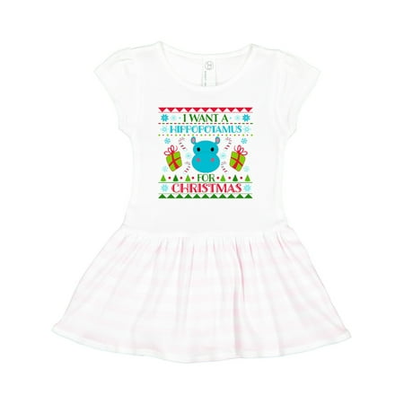 Inktastic I Want a Hippopotamus for Christmas Cute Ugly Sweater Gift Toddler Girl Dress
Inktastic I Want a Hippopotamus for Christmas Cute Ugly Sweater Gift Toddler Girl Dress