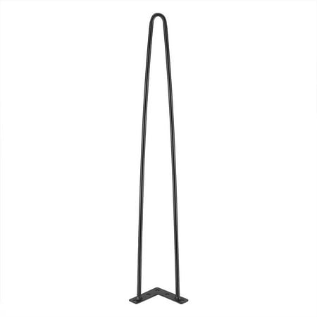 LHCER 4Pcs Black Iron Table Desk Legs Home Accessories for DIY Handcrafts Furniture, Iron Table Legs, Metal Table Legs