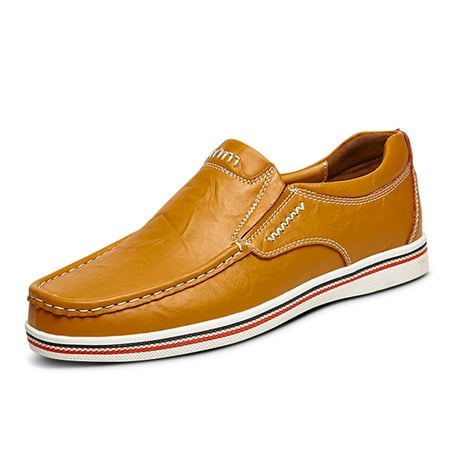 Men s Urban Loafer Genuine Leather Casual Slip On Dress Penny Oxford Loafers