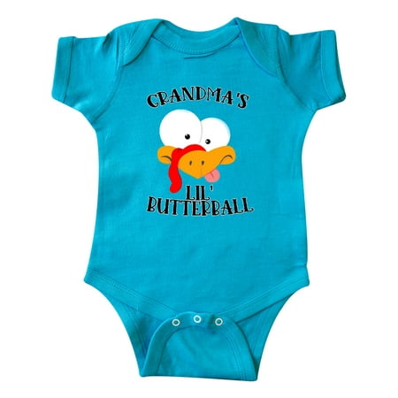 Inktastic Thanksgiving Grandma s Lil Butterball Cute Turkey Face Gift Baby Boy or Baby Girl Bodysuit 
Inktastic Thanksgiving Grandma s Lil Butterball Cute Turkey Face Gift Baby Boy or Baby Girl Bodysuit
