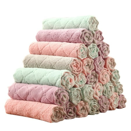 6PCS Washcloths Nonstick Oil Coral Hanging Kitchen Dishclout Hand Towels Effectively Clean Stains Dish Towels
6PCS Washcloths Nonstick Oil Coral Hanging Kitchen Dishclout Hand Towels Effectively Clean Stains Dish Towels
