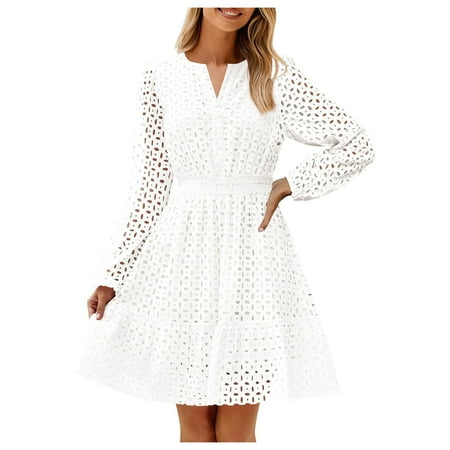 HEWUQI Womens Skirts Knee Length Solid Round Neck Long Sleeved Patchwork Long Fashionable And Comfortable Skirt
HEWUQI Womens Skirts Knee Length Solid Round Neck Long Sleeved Patchwork Long Fashionable And Comfortable Skirt
