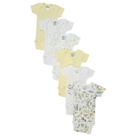 Bambini Layette Unisex Baby 6 Pc Onezies