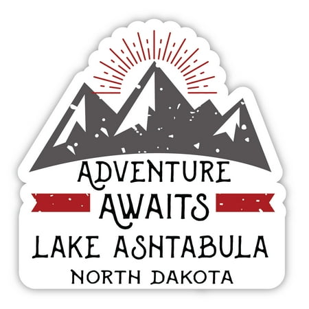 Lake Ashtabula North Dakota Souvenir 4-Inch Magnet Adventure Awaits Design