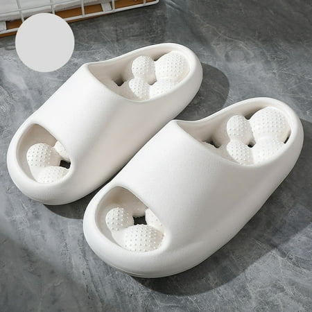 ZTTD Women Slippers Fashion Trend Massage Ball Slippers Bathroom Leakage Quick Drying Comfortable Slippers White
ZTTD Women Slippers Fashion Trend Massage Ball Slippers Bathroom Leakage Quick Drying Comfortable Slippers White