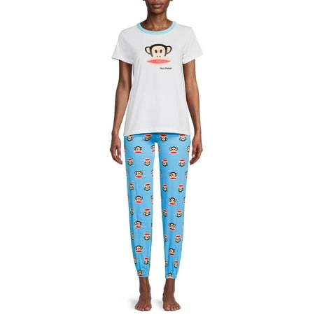 Paul Frank Women’s T-Shirt and Joggers Sleep Set 2-Piece