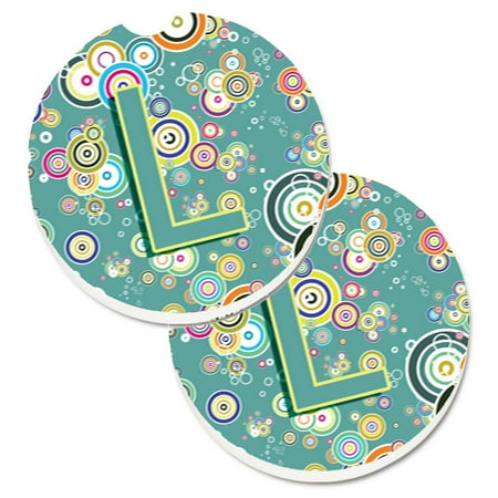 Carolines Treasures CJ2015-LCARC Letter L Circle Circle Teal Initial Alphabet Set of 2 Cup Holder Car Coasters Large
Carolines Treasures CJ2015-LCARC Letter L Circle Circle Teal Initial Alphabet Set of 2 Cup Holder Car Coasters Large