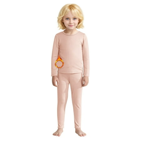 Kopltyrfg Kids Thermal Underwear Long for Boys Girls Base Layer Toddler Thermal Set Ultra Soft Beige 100
Kopltyrfg Kids Thermal Underwear Long for Boys Girls Base Layer Toddler Thermal Set Ultra Soft Beige 100