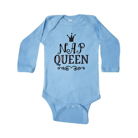 Inktastic Nap Queen Baby Girl Outfit Gift Baby Girl Long Sleeve Bodysuit