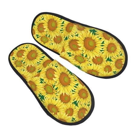 Jgfou Floral Sunflowers Print Womens Cozy Memory Foam Slippers Soft Warm Slip On House Slippers Anti-Skid Rubber Sole Creative Gifts for Women Mom Girlfriend
Jgfou Floral Sunflowers Print Womens Cozy Memory Foam Slippers Soft Warm Slip On House Slippers Anti-Skid Rubber Sole Creative Gifts for Women Mom Girlfriend