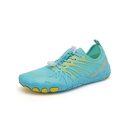 Difumos Womens Mens Water Shoes Quick Dry Aqua Socks Sport Beach Shoe Surf Breathable Sneakers Anti-Slip Barefoot Flats Blue Yellow 7
Difumos Womens Mens Water Shoes Quick Dry Aqua Socks Sport Beach Shoe Surf Breathable Sneakers Anti-Slip Barefoot Flats Blue Yellow 7