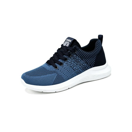 Oucaili Men Athletic Shoes Fitness Workout Running Shoe Knit Upper Sneakers Fashion Sport Trainers Mens Walking Blue 8
Oucaili Men Athletic Shoes Fitness Workout Running Shoe Knit Upper Sneakers Fashion Sport Trainers Mens Walking Blue 8