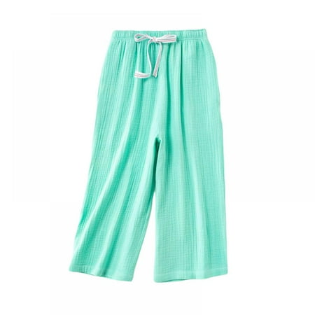 Xmarks Women Capri Sleep Pants Drawstring Pajama Pant US 0-10