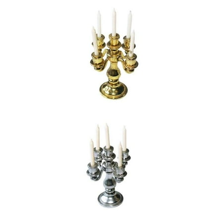 2pcs 1:12 Scale Dollhouse Candle For BJD Room Handmade Decor Parts