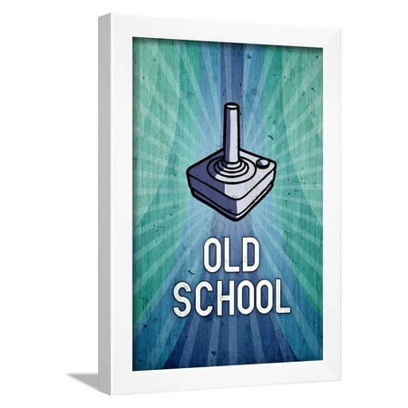 Old School Video Game Poster Print Framed Poster Wall Art