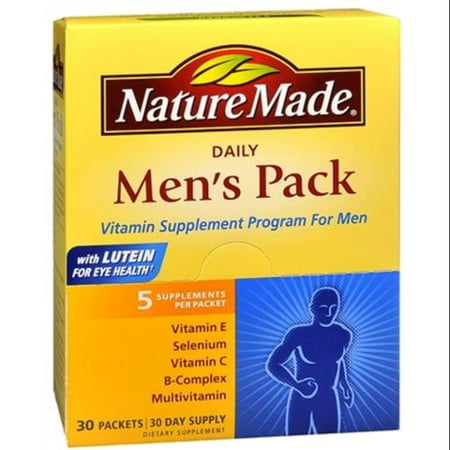Nature Made Men S Pack Daily Supplement Program For Men Nature Made Men S Pack Daily Supplement Program For Men