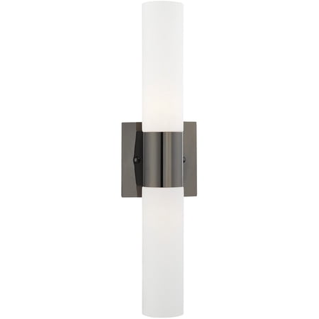 Bathroom Vanity 2 Light Fixtures With Black Chrome Finish Steel Material Candelabra 5" 120 Watts